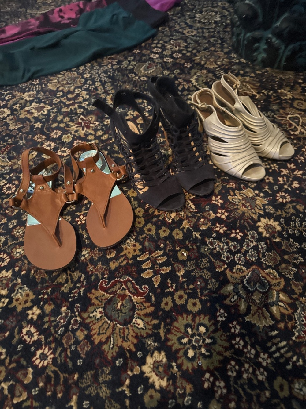 3 pairs of lady’s shoes size 7 bundle